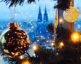 Weihnachtsfeiern im KölnSKY. Winterwonderland mit Aussicht!