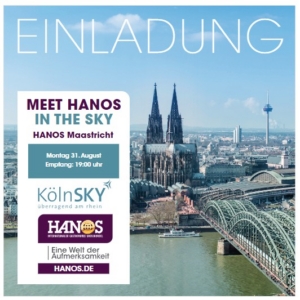 The flyer for the "Meet Hanos in the Sky" event"